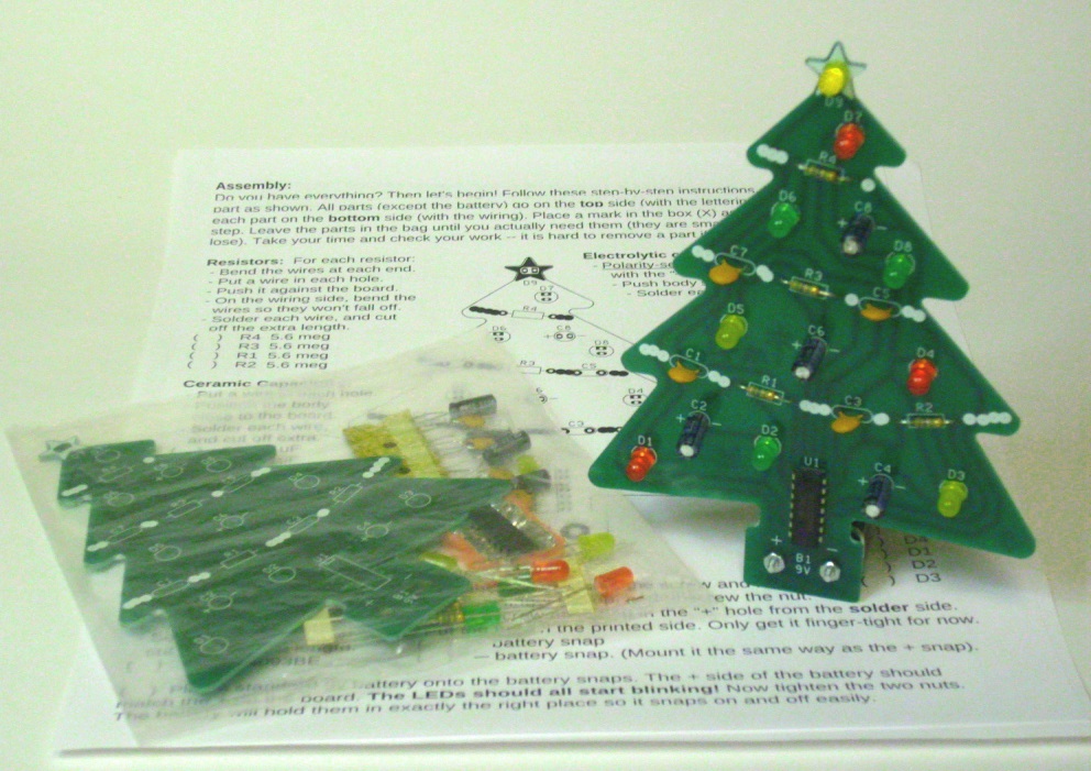 Electronic Christmas Tree Kit